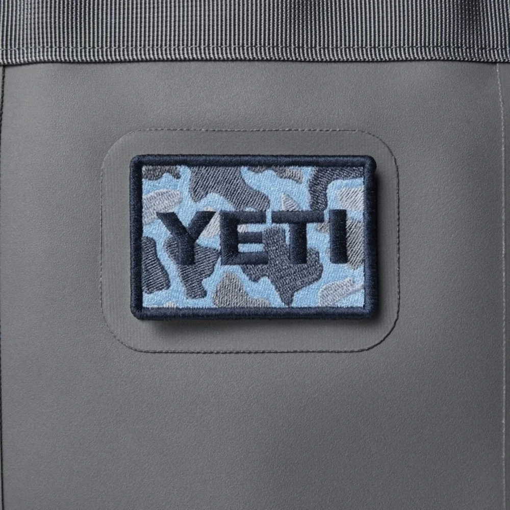 RARE 🔥 New YETI Blue Camo Patch  LIMITED RELEASE UNOPENED SEALED IN‎ HAND! - Picture 3 of 3
